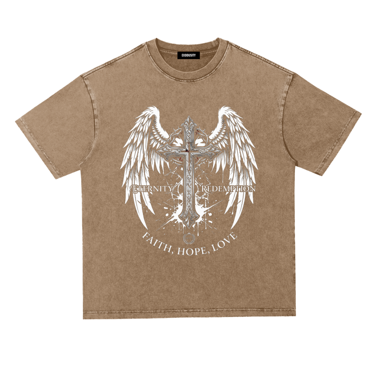 Snow Washed Heavyweight Oversize T-Shirt