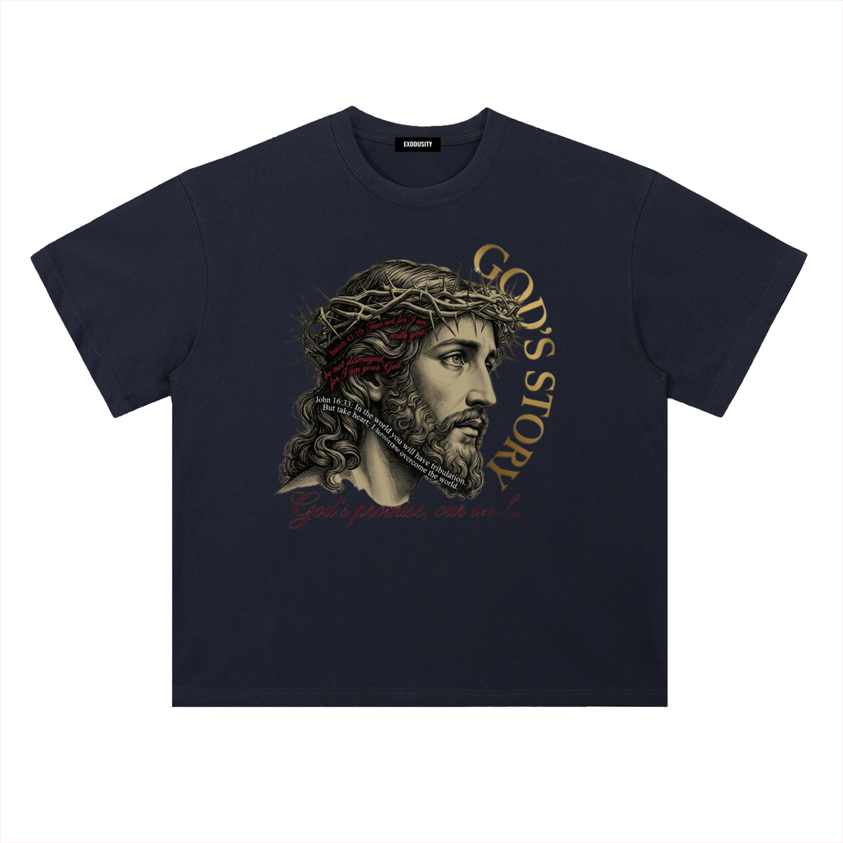 Heavyweight Drop Shoulder Cotton T-Shirt