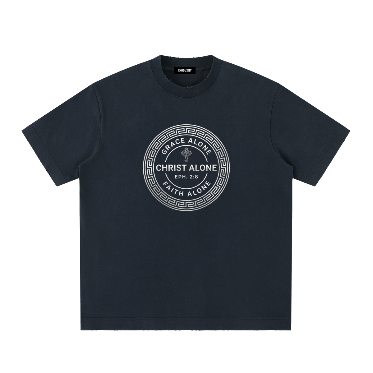 Heavyweight Vintage Washed Frayed T-Shirt