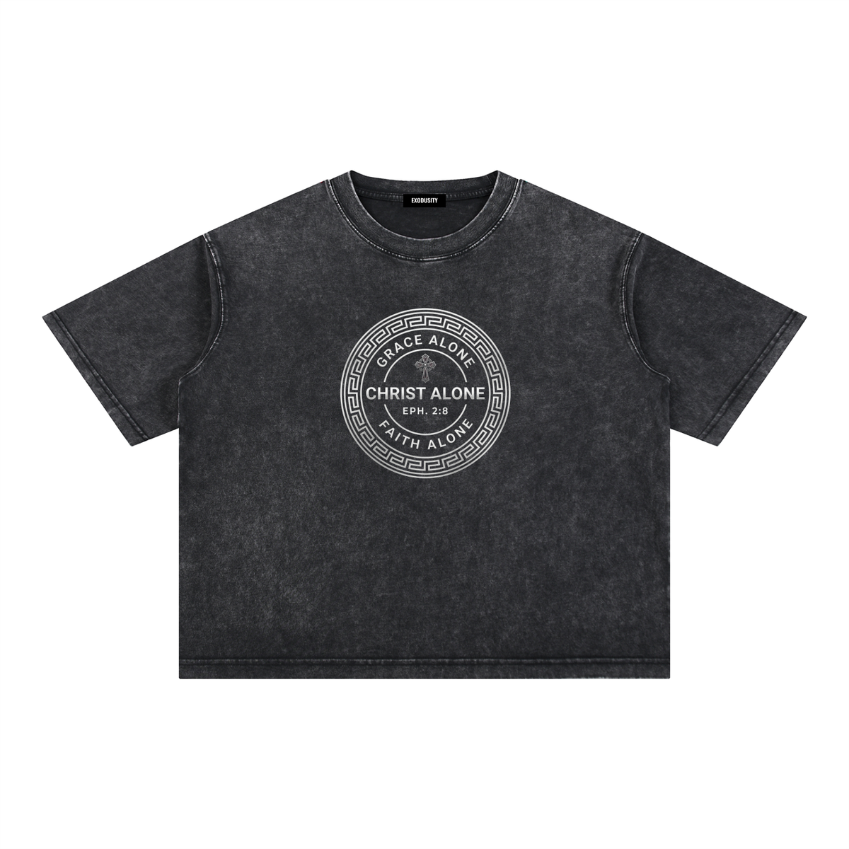 Mineral Wash Boxy Cotton T-Shirt