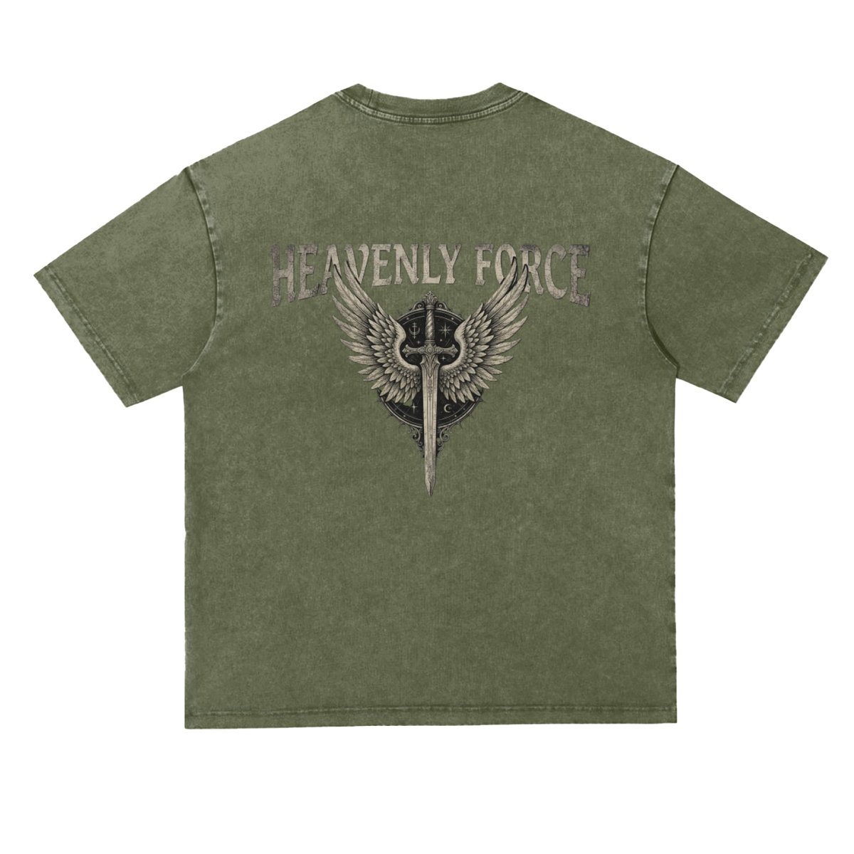 Snow Washed Heavyweight Oversize T-Shirt