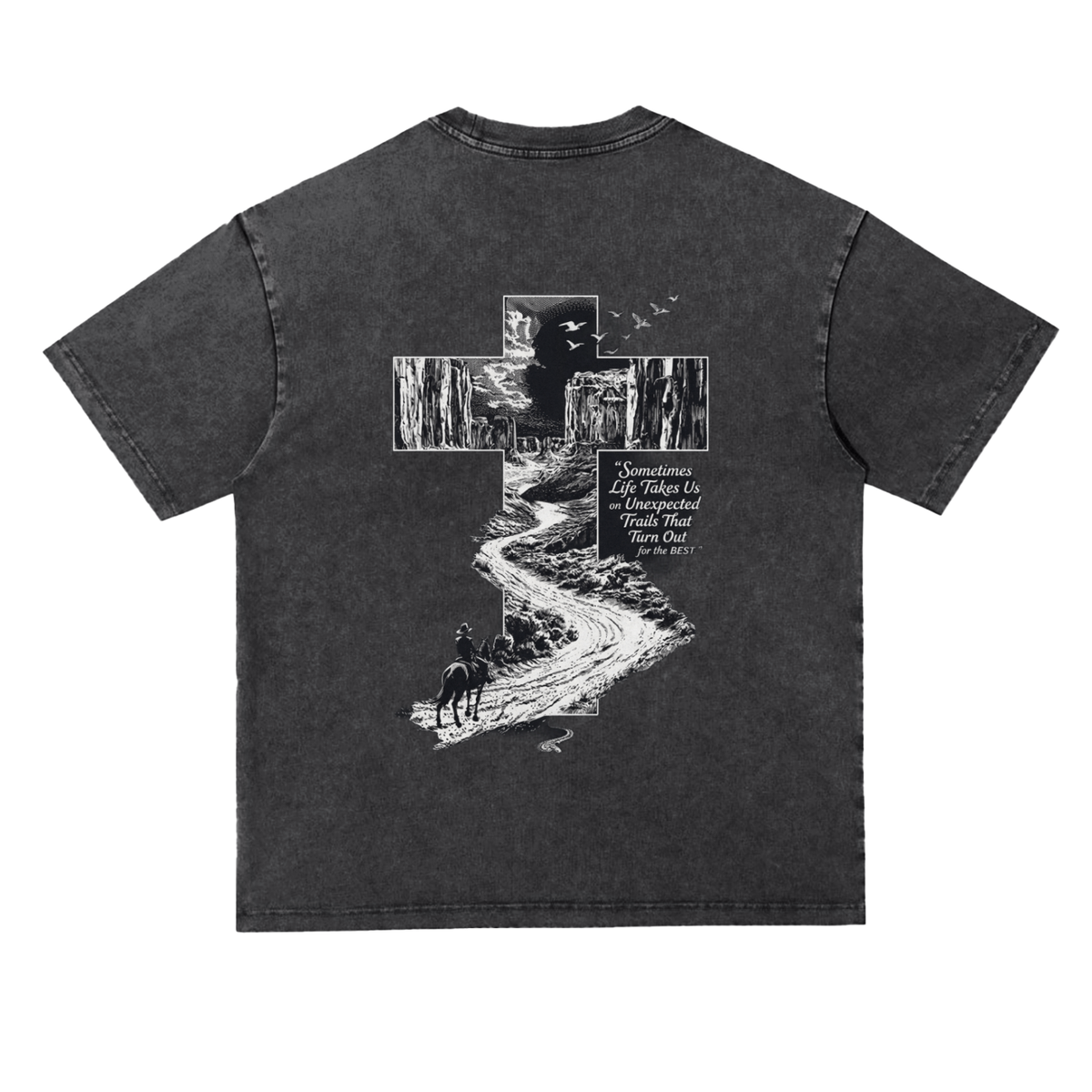 Snow Washed Heavyweight Oversize T-Shirt