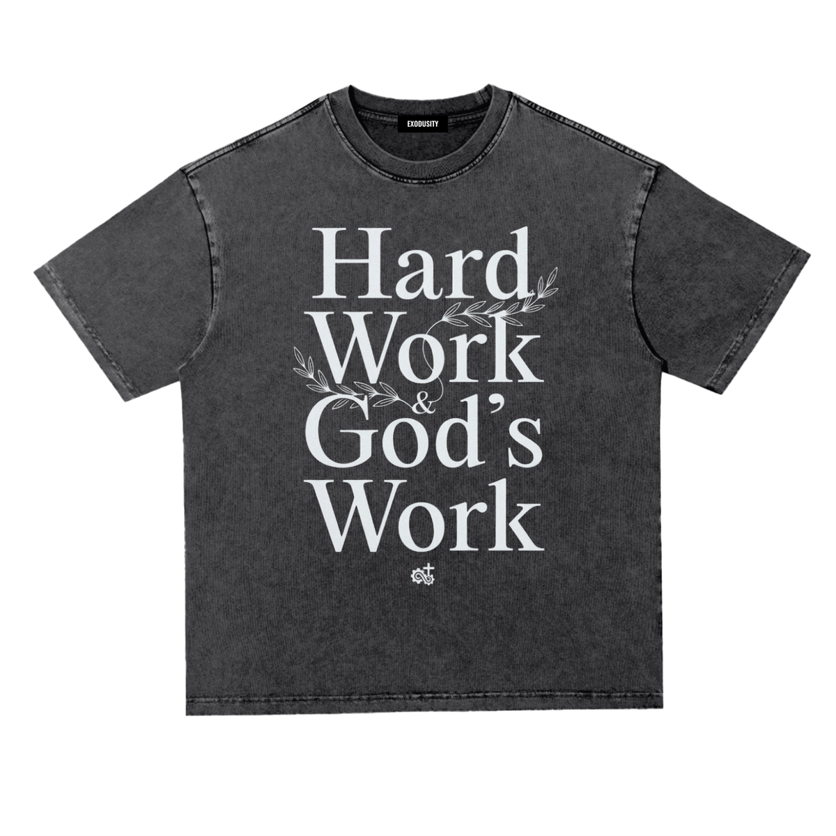 Snow Washed Heavyweight Oversize T-Shirt