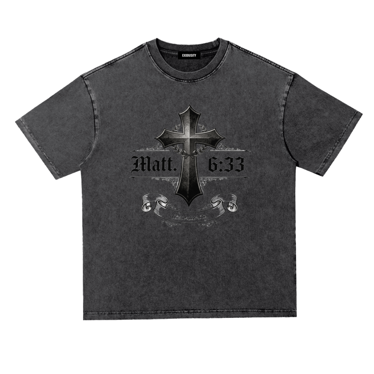Snow Washed Heavyweight Oversize T-Shirt