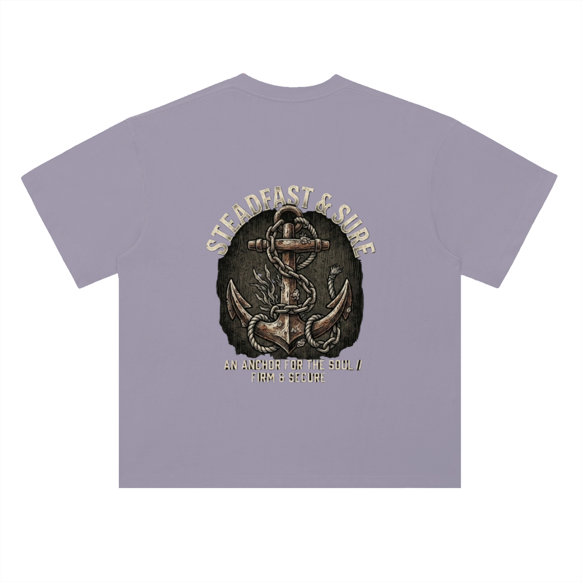 Heavyweight Drop Shoulder Cotton T-Shirt