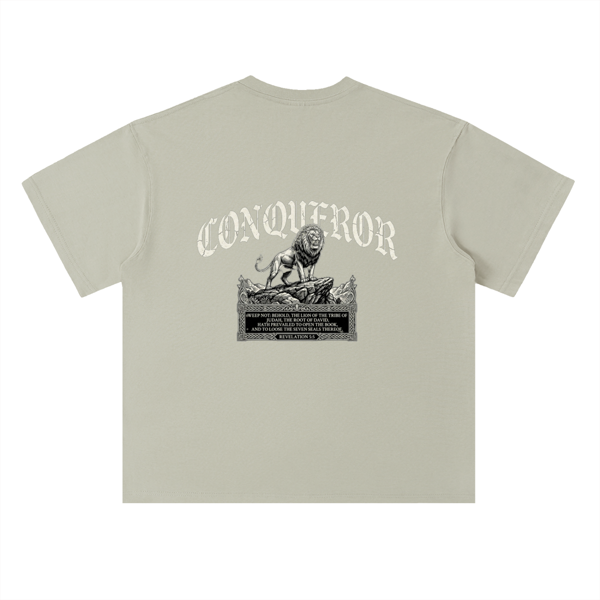 Heavyweight Drop Shoulder Cotton T-Shirt