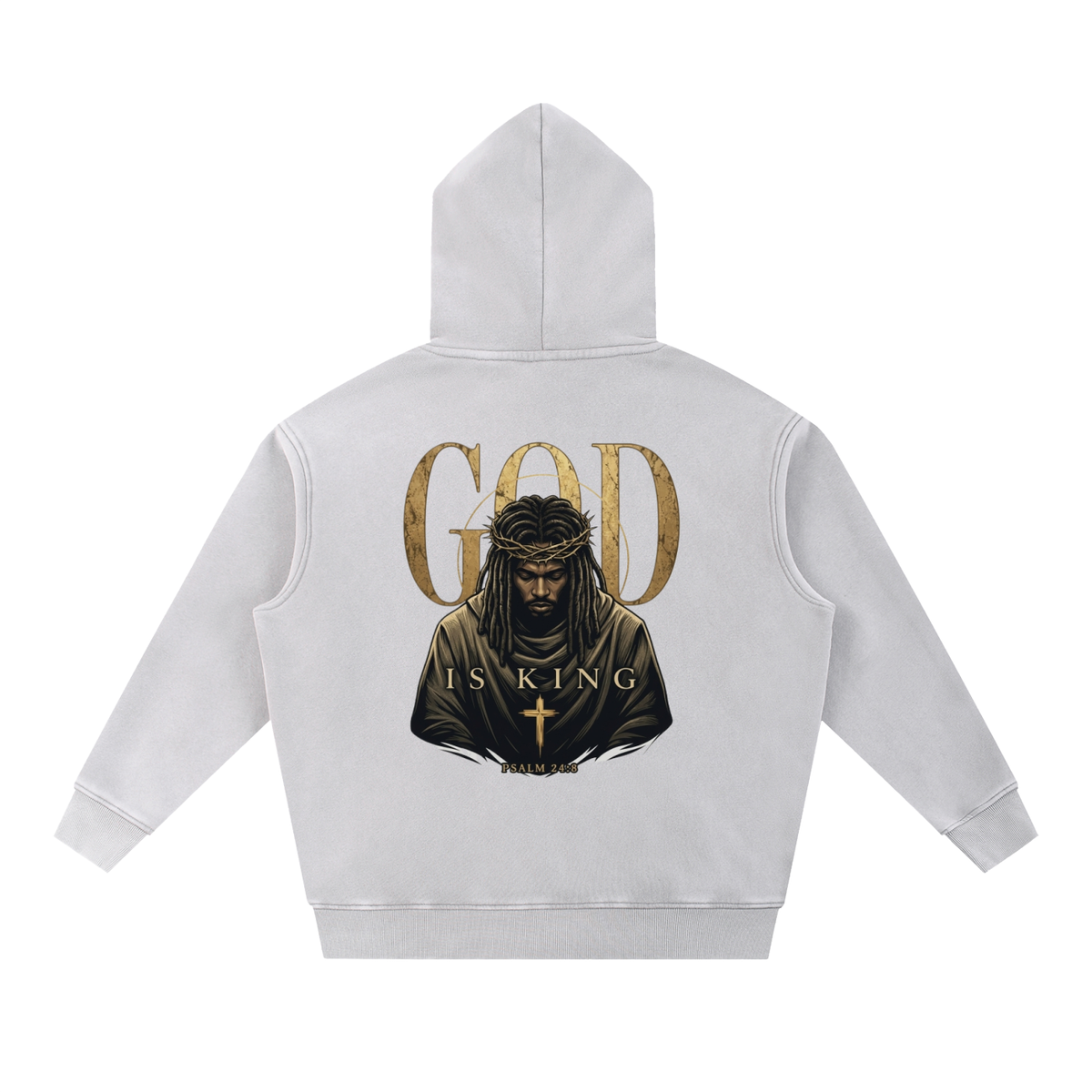 Snow Wash Fleece Oversize Hoodie