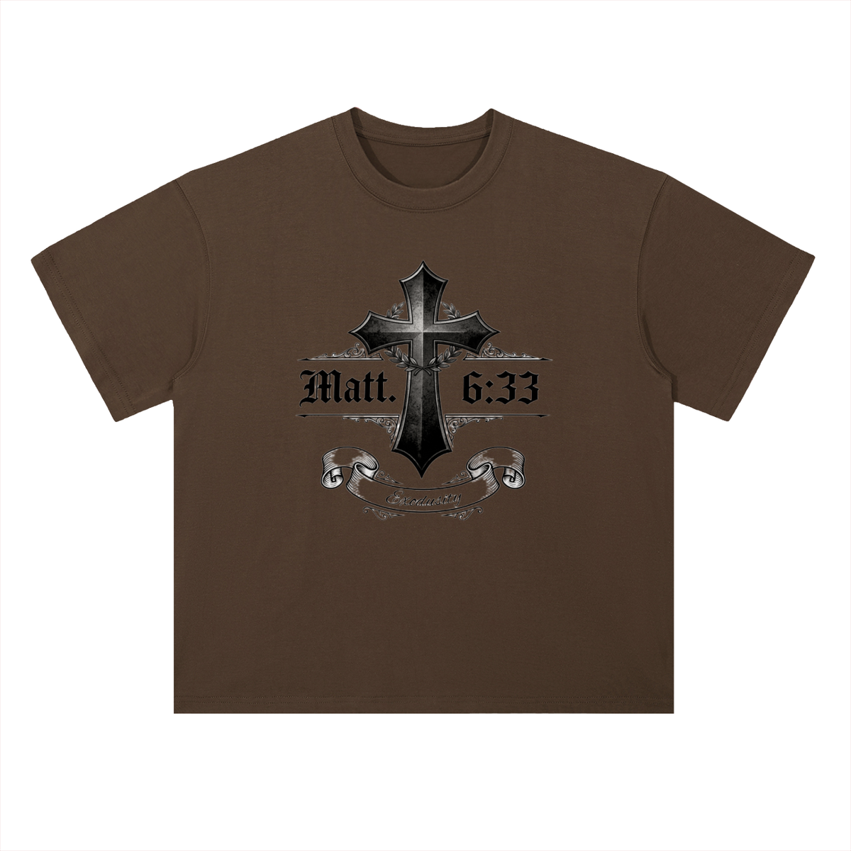 Heavyweight Drop Shoulder Cotton T-Shirt
