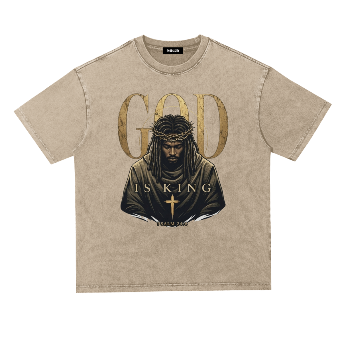 Snow Washed Heavyweight Oversize T-Shirt