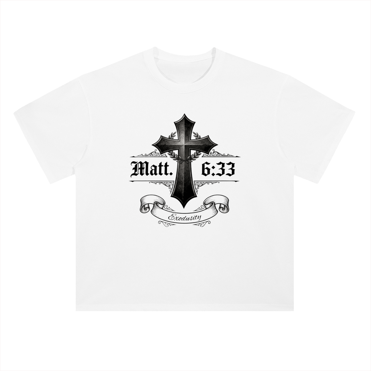 Heavyweight Drop Shoulder Cotton T-Shirt