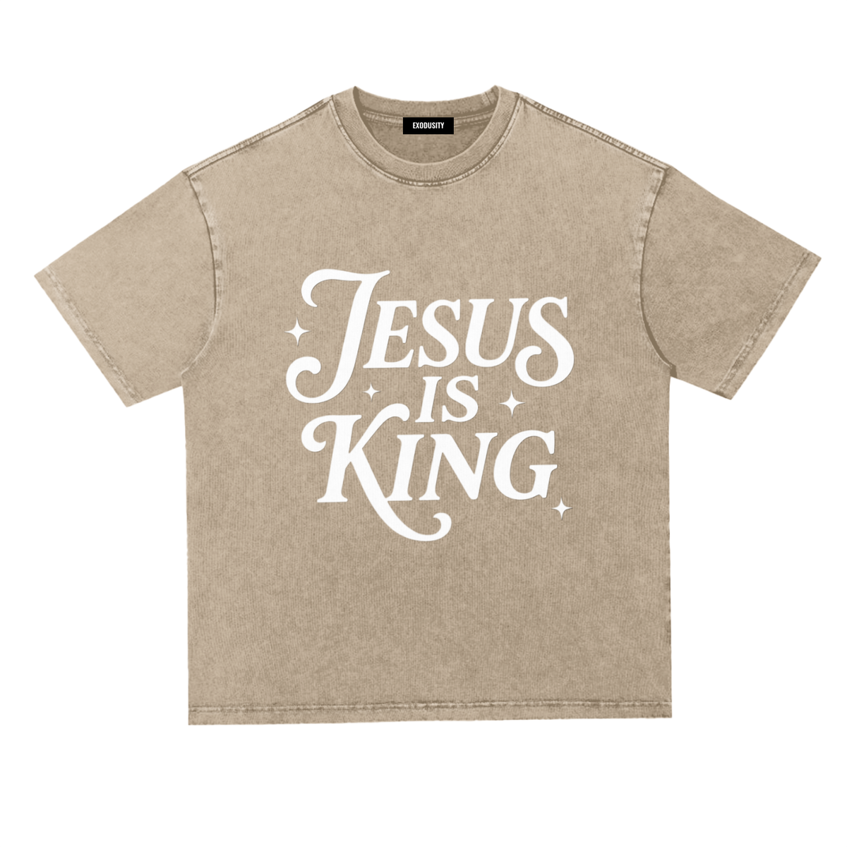 Snow Washed Heavyweight Oversize T-Shirt