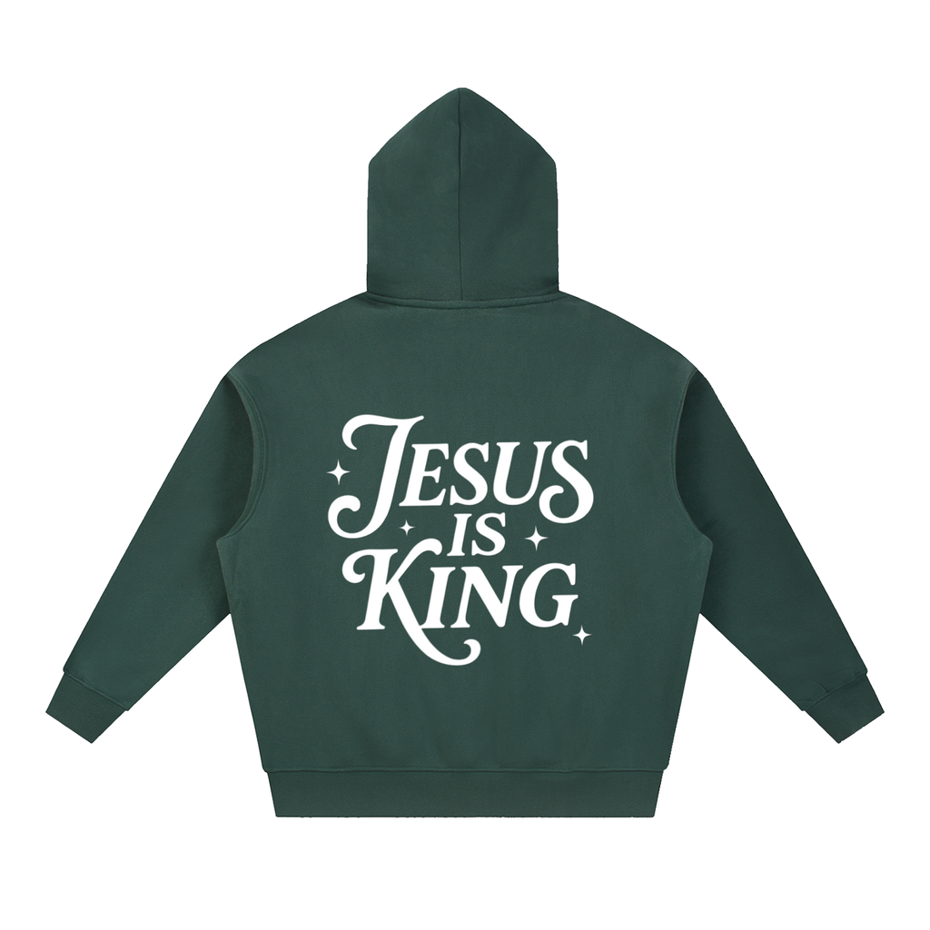 Essential Oversized Boxy Fit Fleece Hoodie