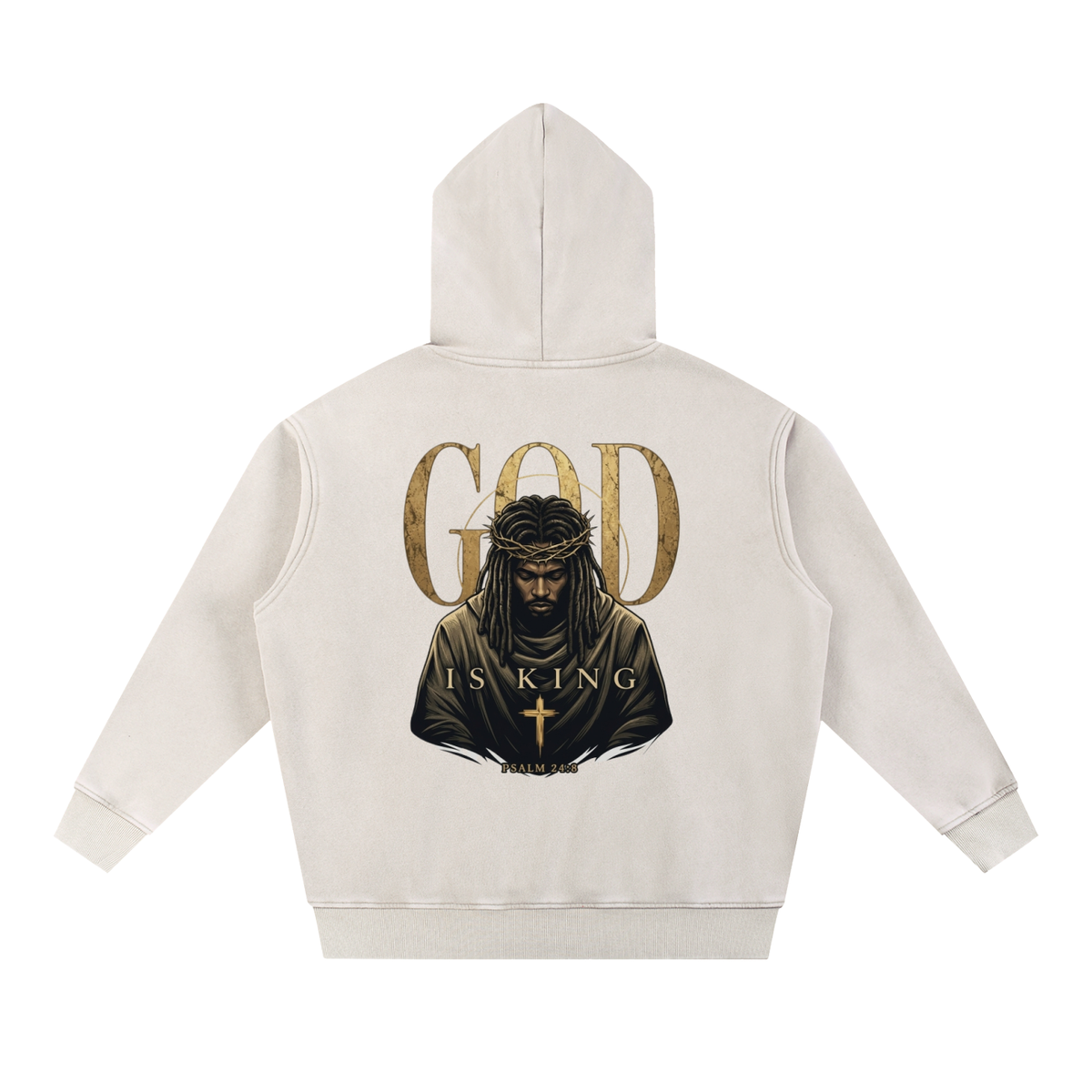 Snow Wash Fleece Oversize Hoodie
