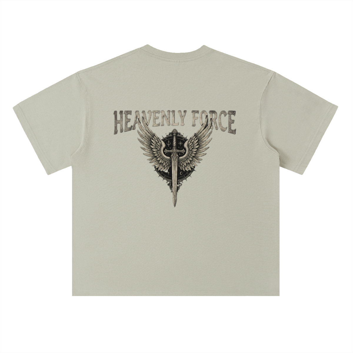 Heavyweight Drop Shoulder Cotton T-Shirt