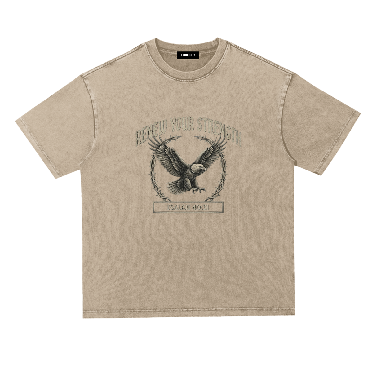 Snow Washed Heavyweight Oversize T-Shirt