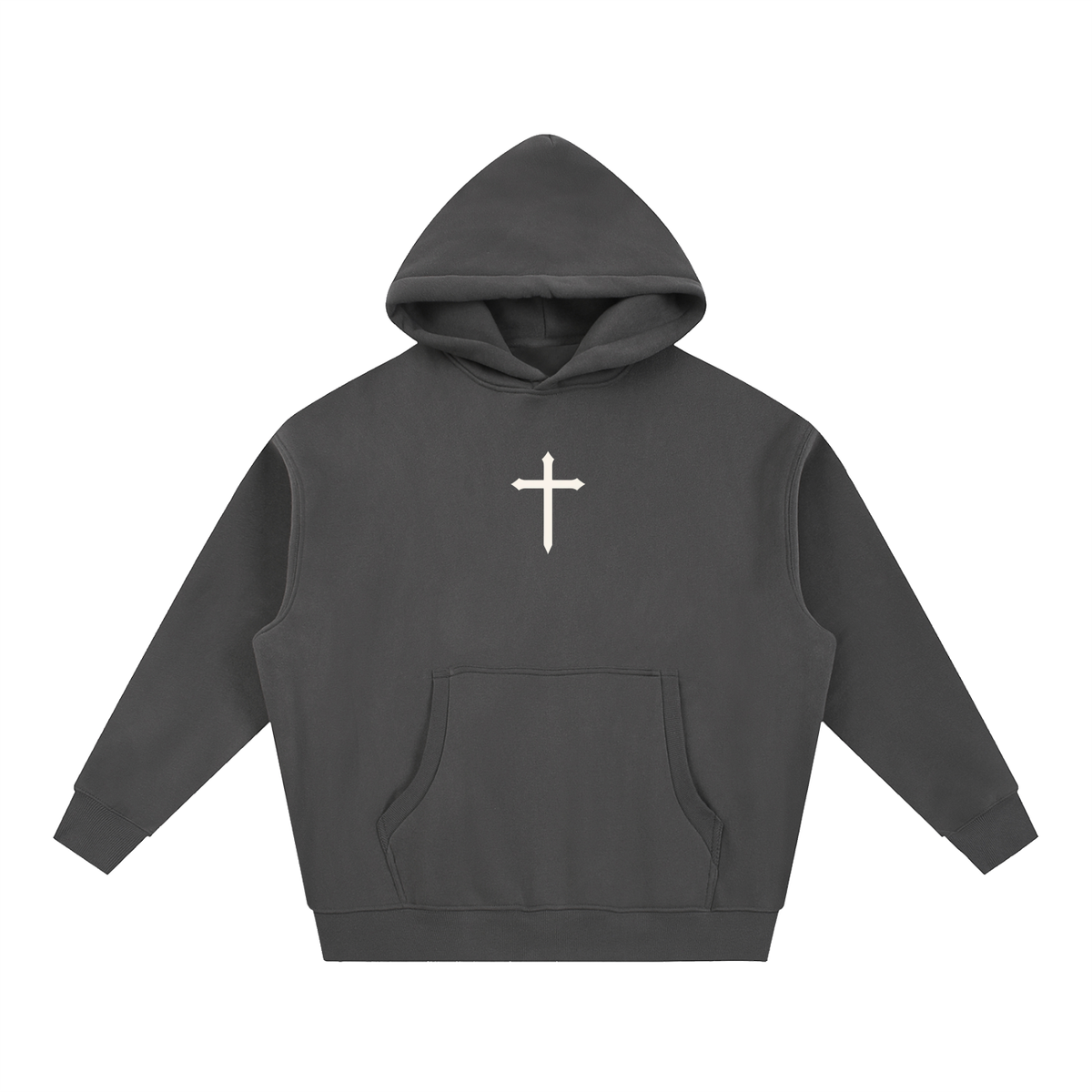 Essential Oversized Boxy Fit Fleece Hoodie