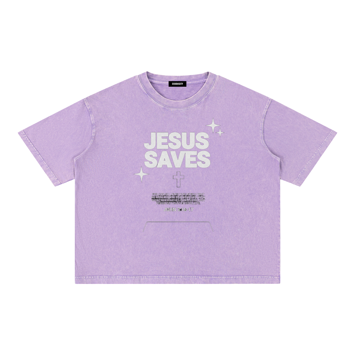 Mineral Wash Boxy Cotton T-Shirt