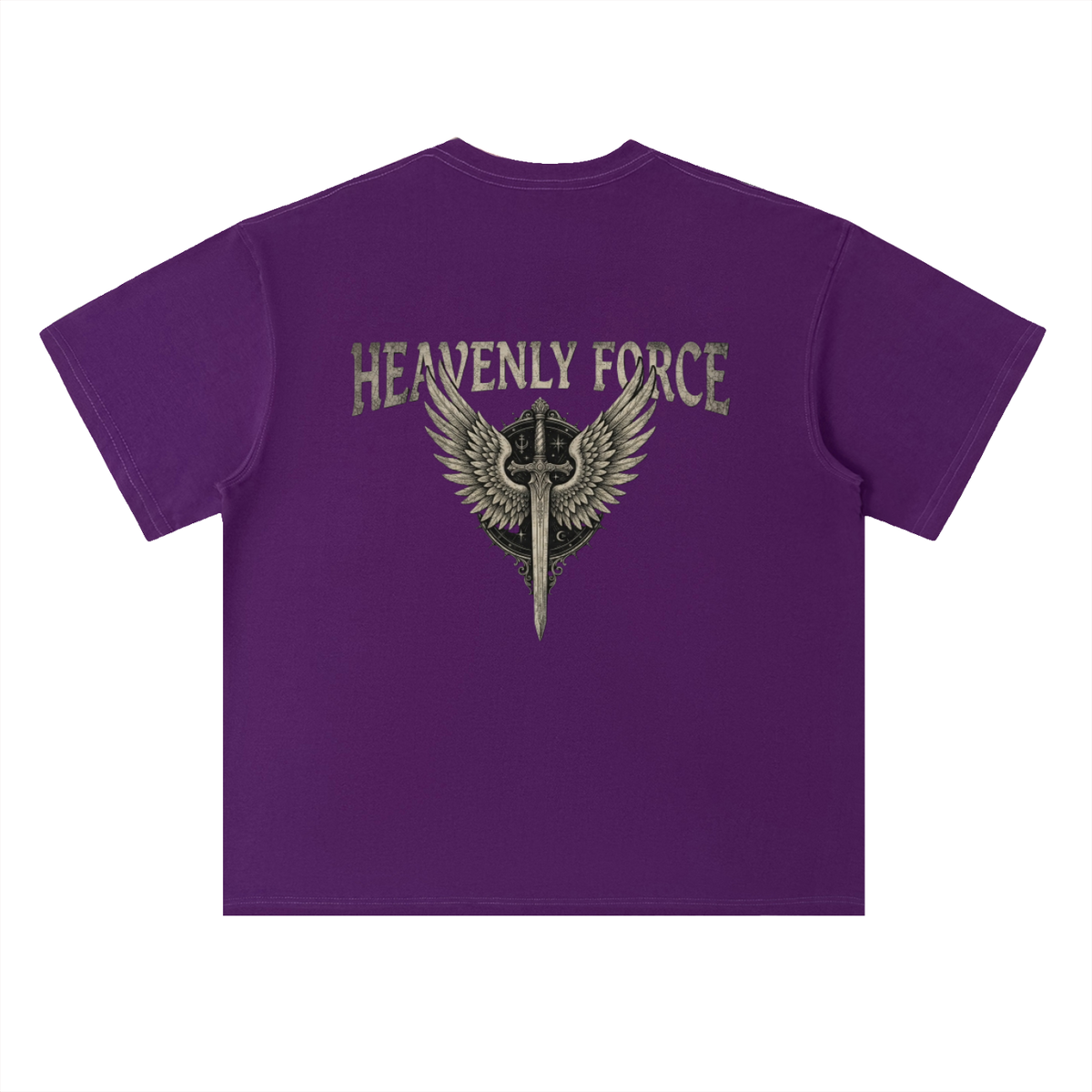 Heavyweight Drop Shoulder Cotton T-Shirt