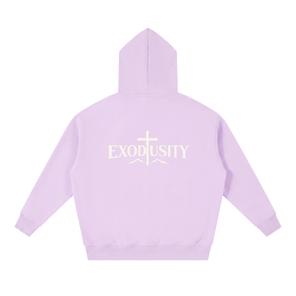 Essential Oversized Boxy Fit Fleece Hoodie