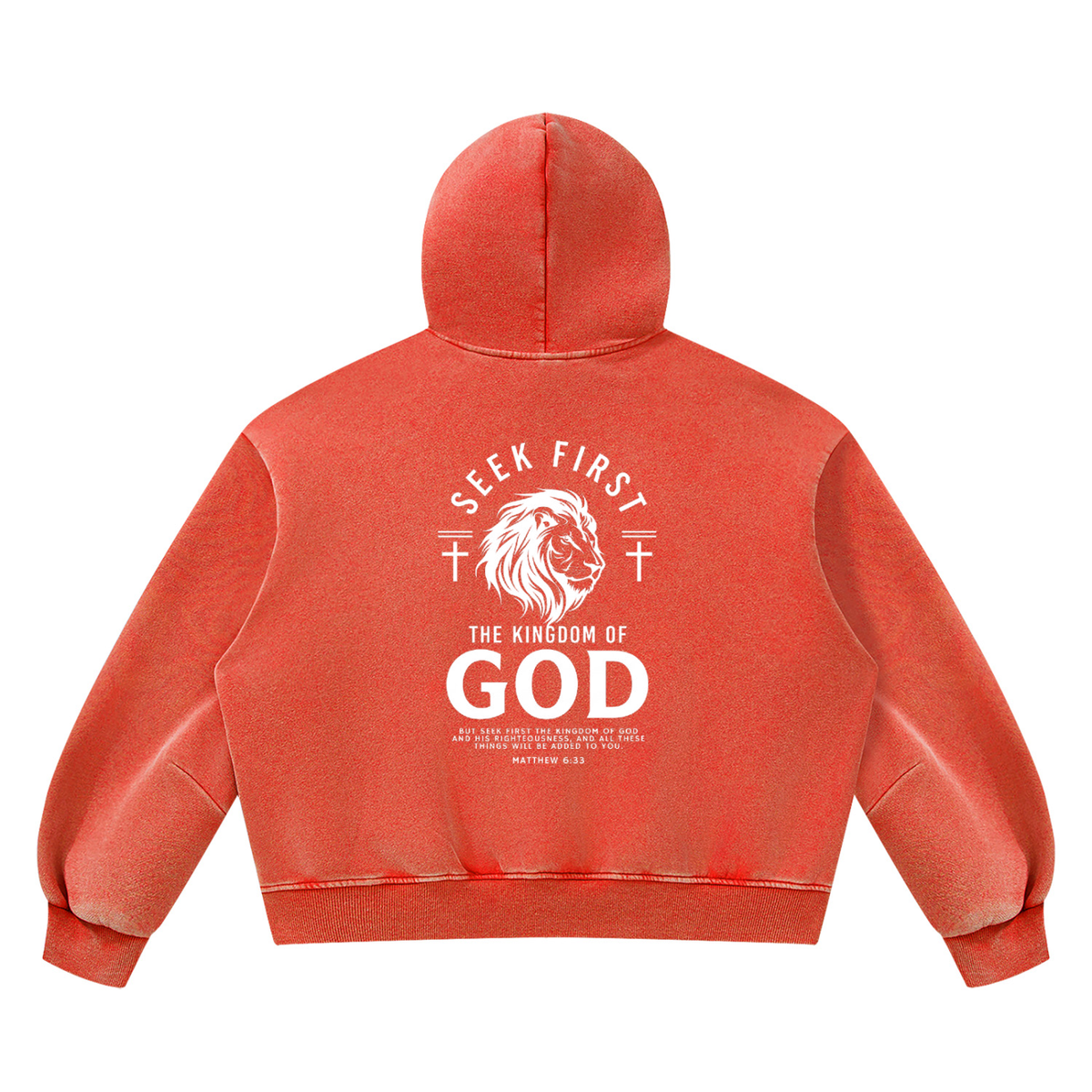 Unisex Vintage Wash Boxy Fleece Hoodie
