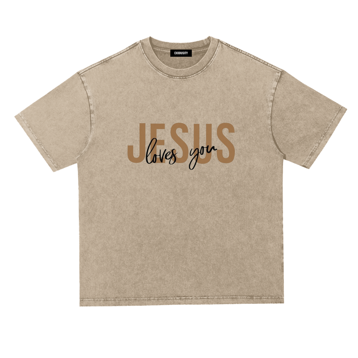 Snow Washed Heavyweight Oversize T-Shirt