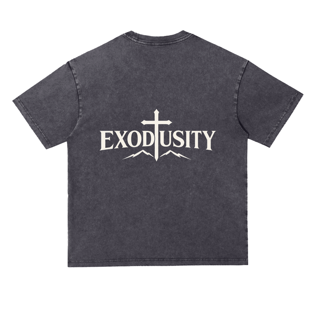 Snow Washed Heavyweight Oversize T-Shirt