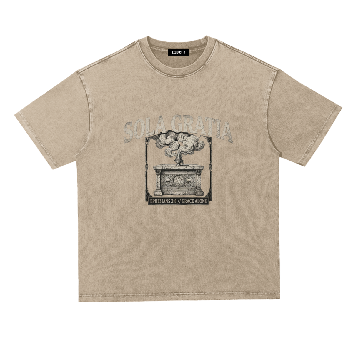 Snow Washed Heavyweight Oversize T-Shirt