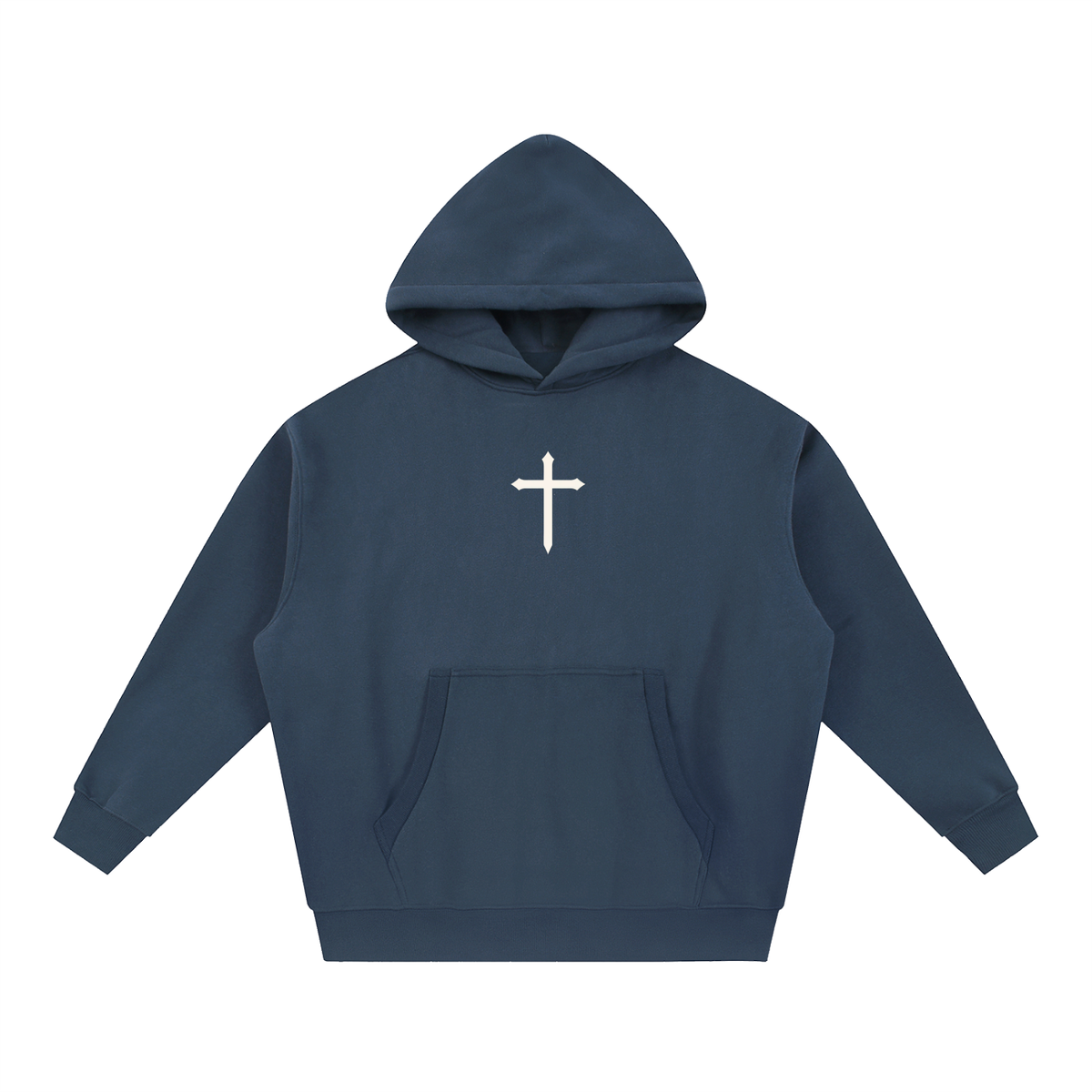 Essential Oversized Boxy Fit Fleece Hoodie