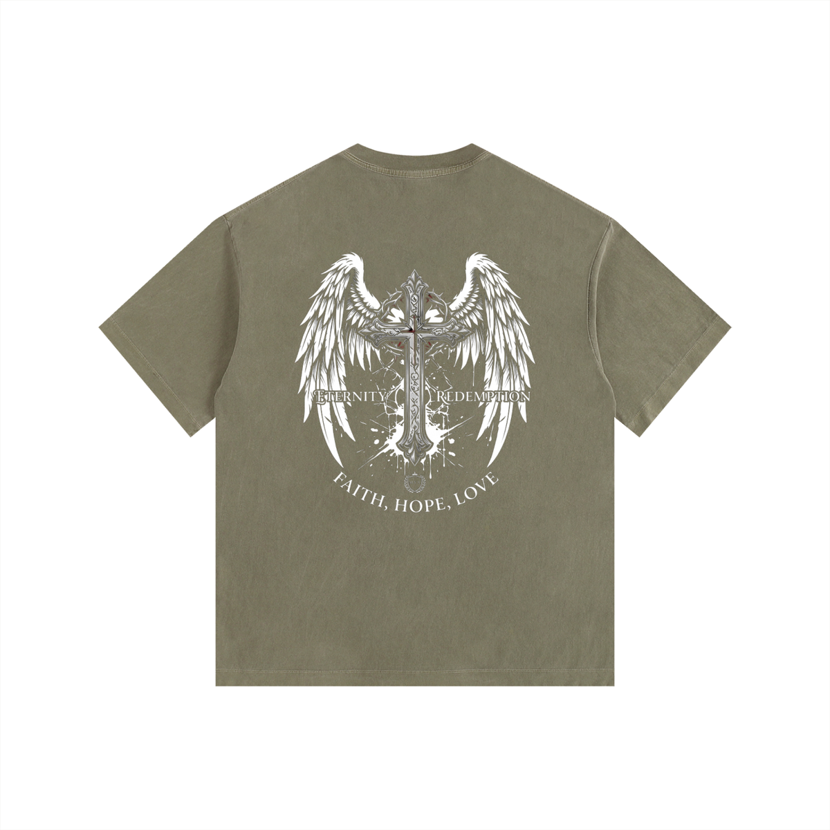 Vintage Washed Oversized Cotton T-Shirt