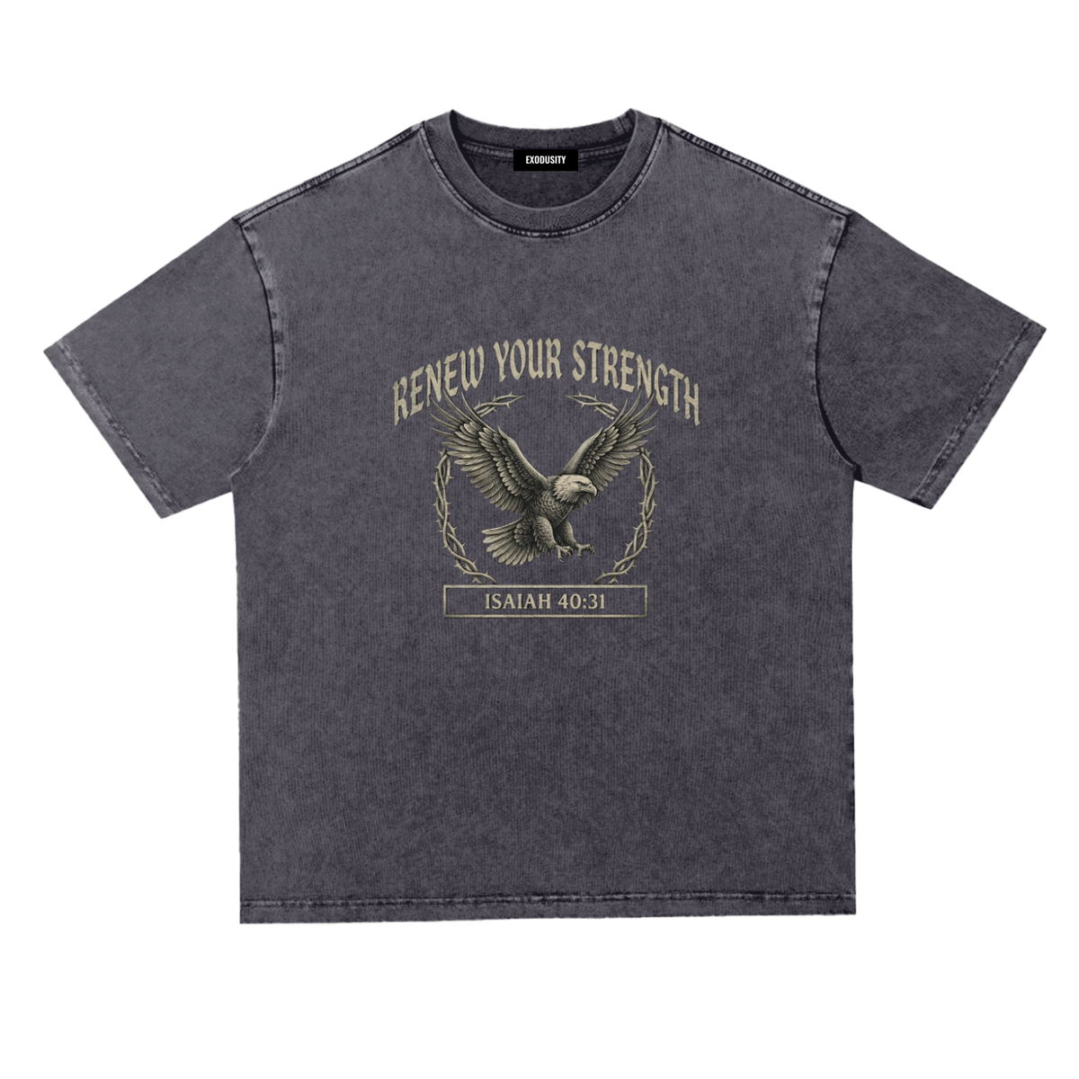 Snow Washed Heavyweight Oversize T-Shirt