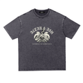 Snow Washed Heavyweight Oversize T-Shirt