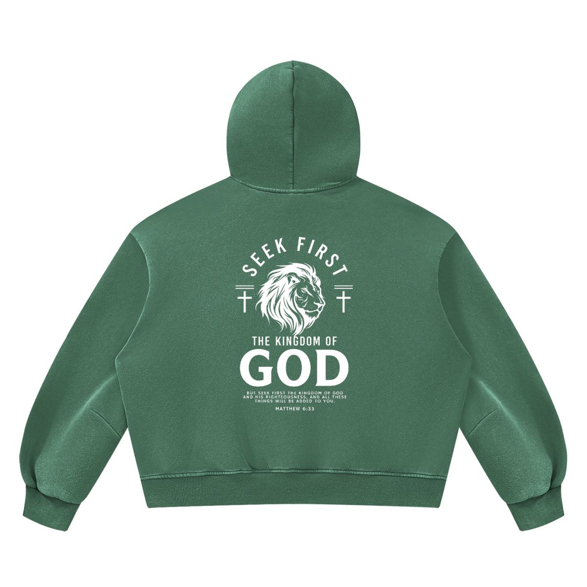 Unisex Vintage Wash Boxy Fleece Hoodie