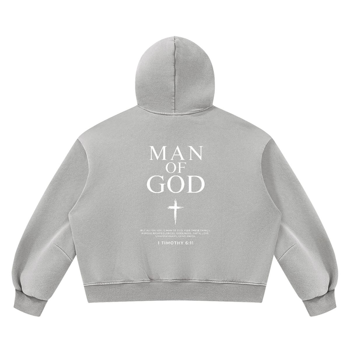Unisex Vintage Wash Boxy Fleece Hoodie