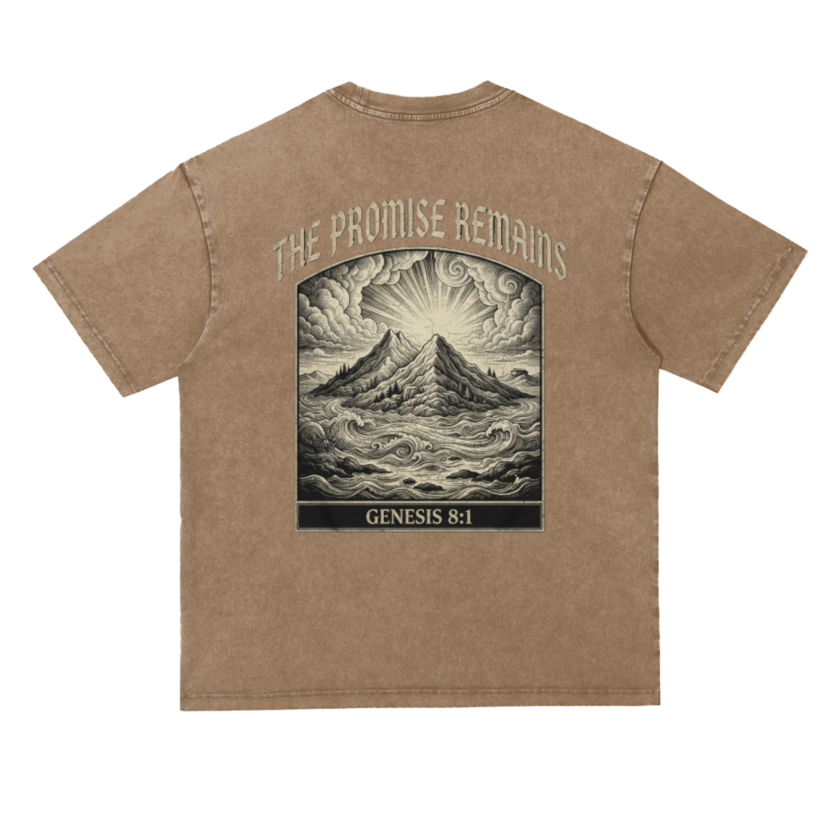 Snow Washed Heavyweight Oversize T-Shirt
