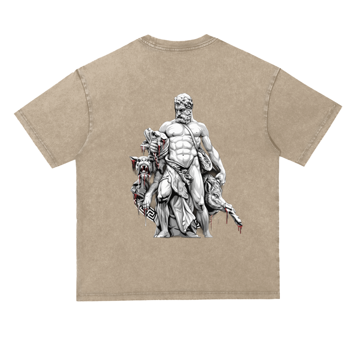 Snow Washed Heavyweight Oversize T-Shirt