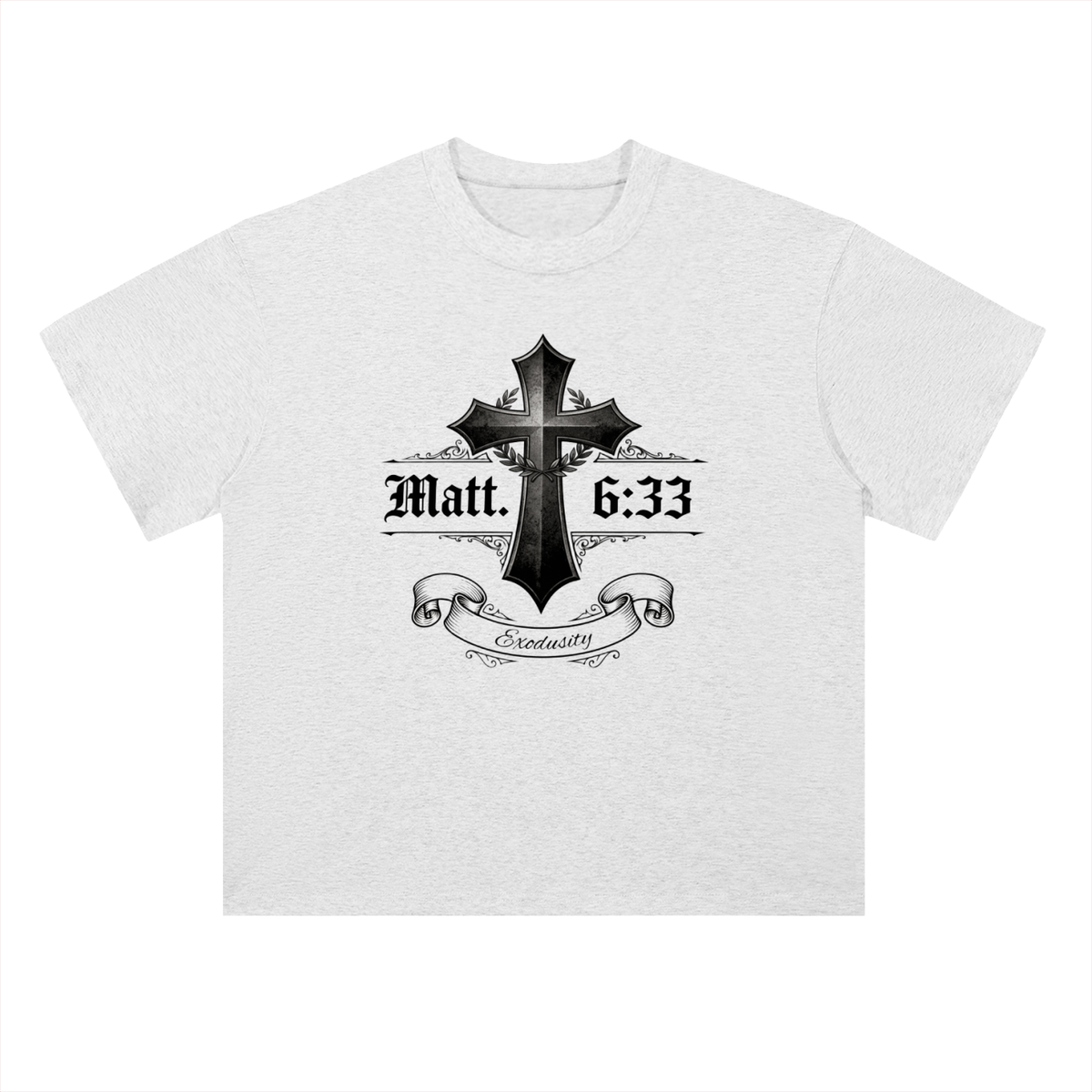 Heavyweight Drop Shoulder Cotton T-Shirt