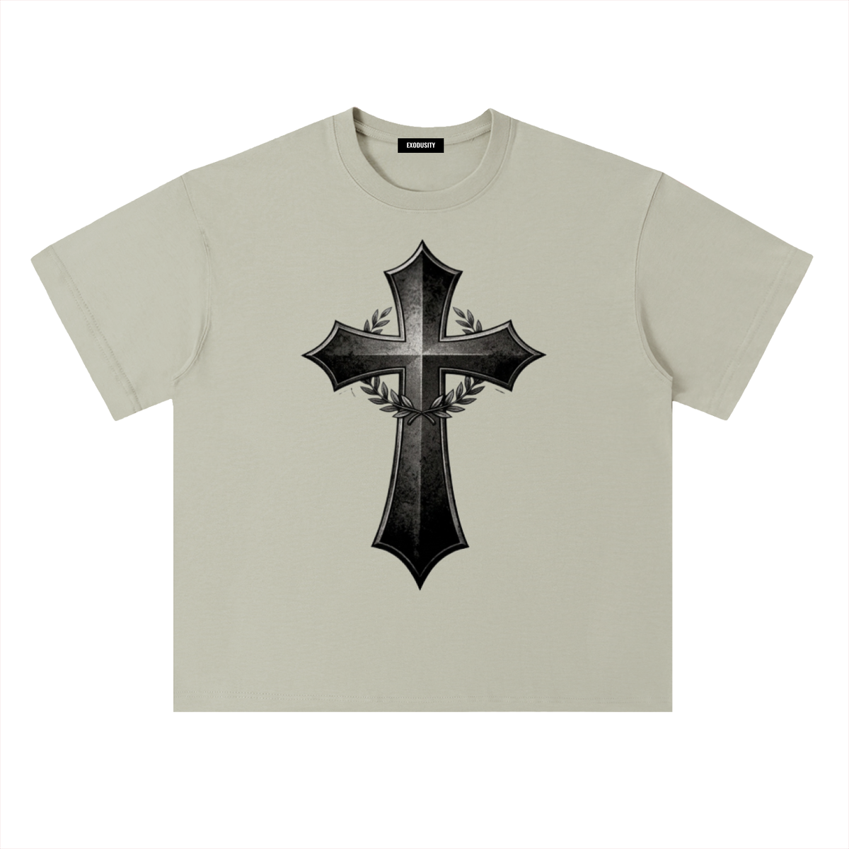 Heavyweight Drop Shoulder Cotton T-Shirt