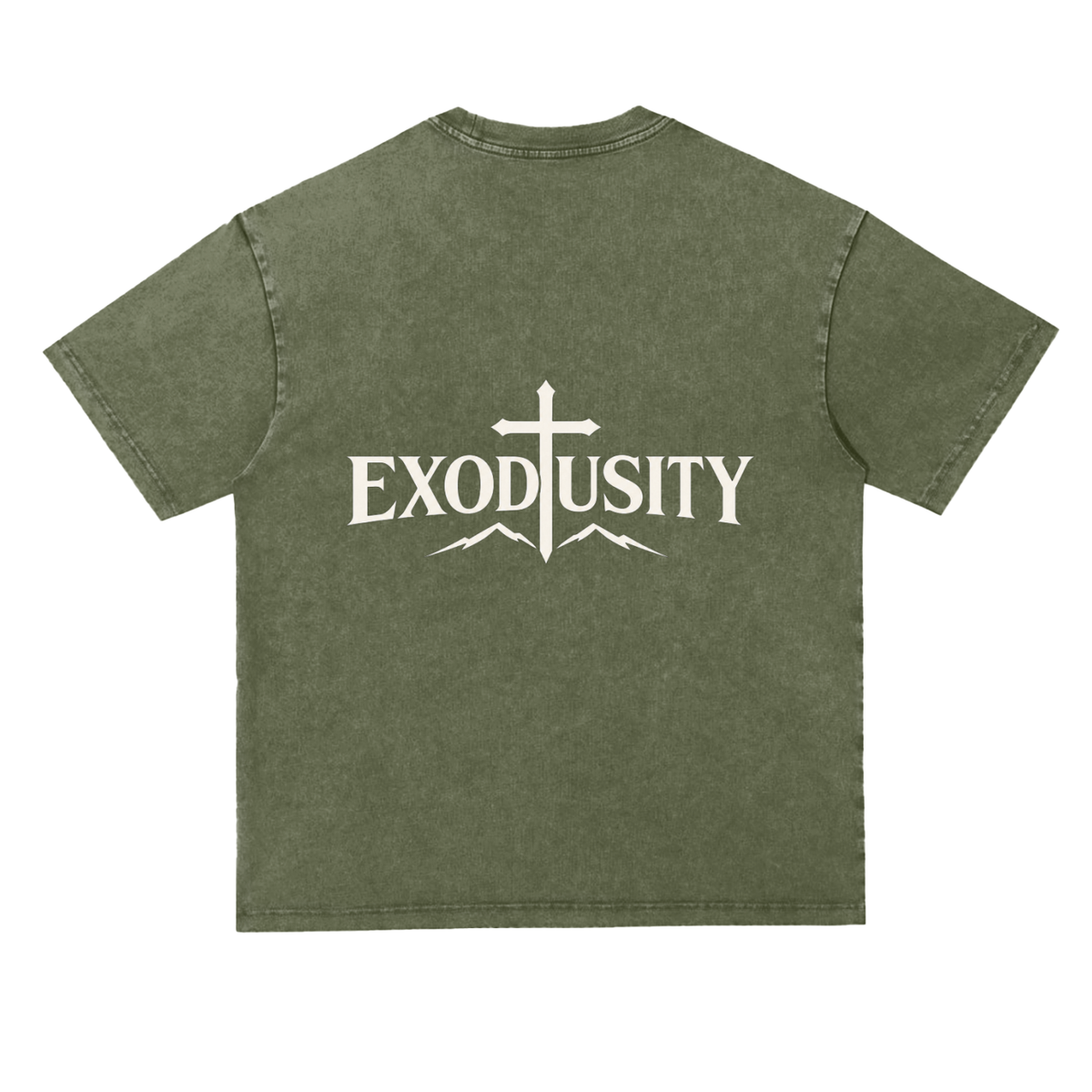 Snow Washed Heavyweight Oversize T-Shirt