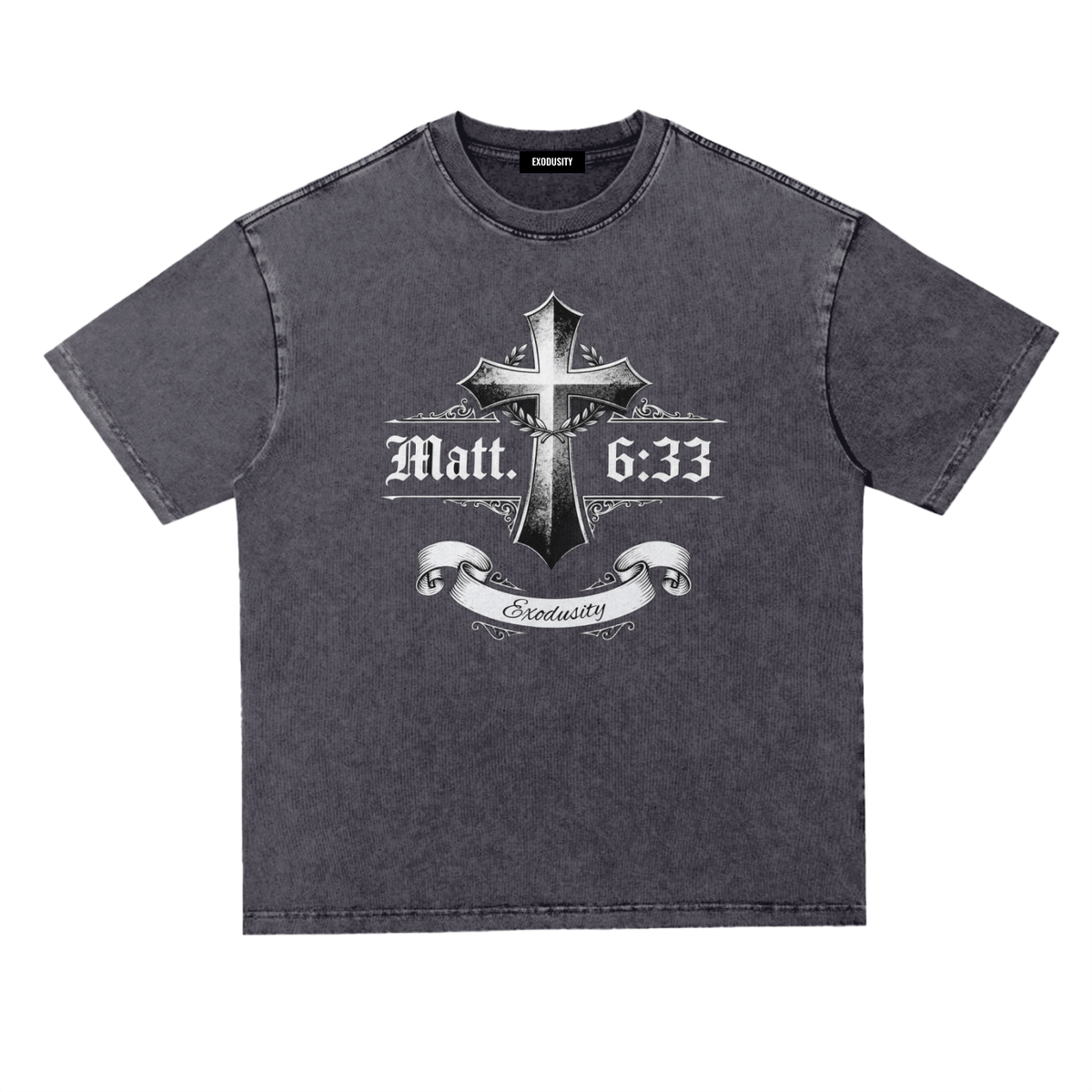 Snow Washed Heavyweight Oversize T-Shirt