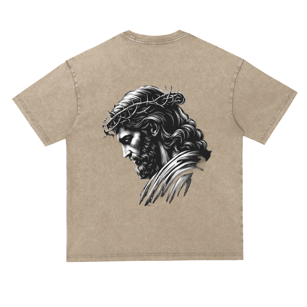 Snow Washed Heavyweight Oversize T-Shirt