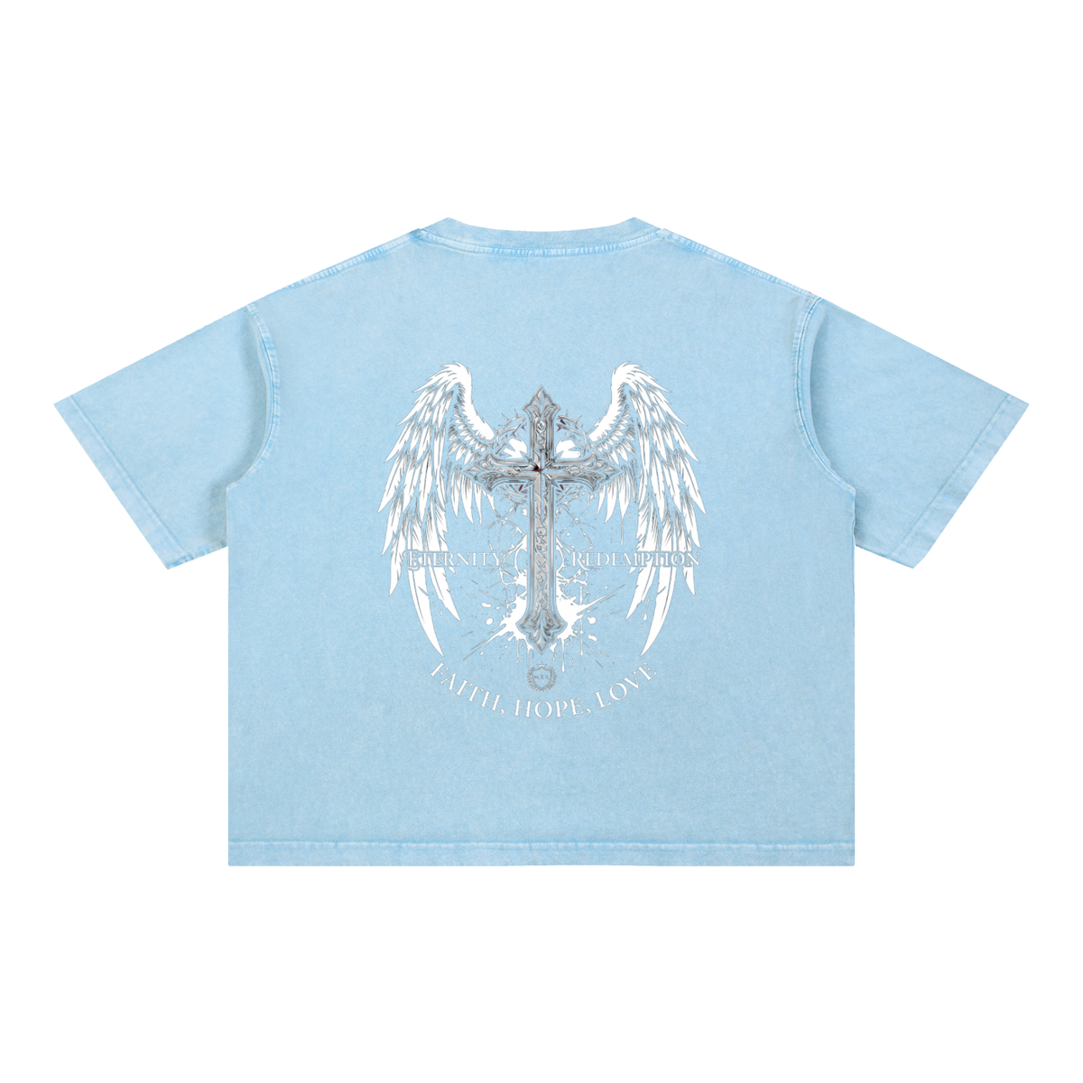 Mineral Wash Boxy Cotton T-Shirt