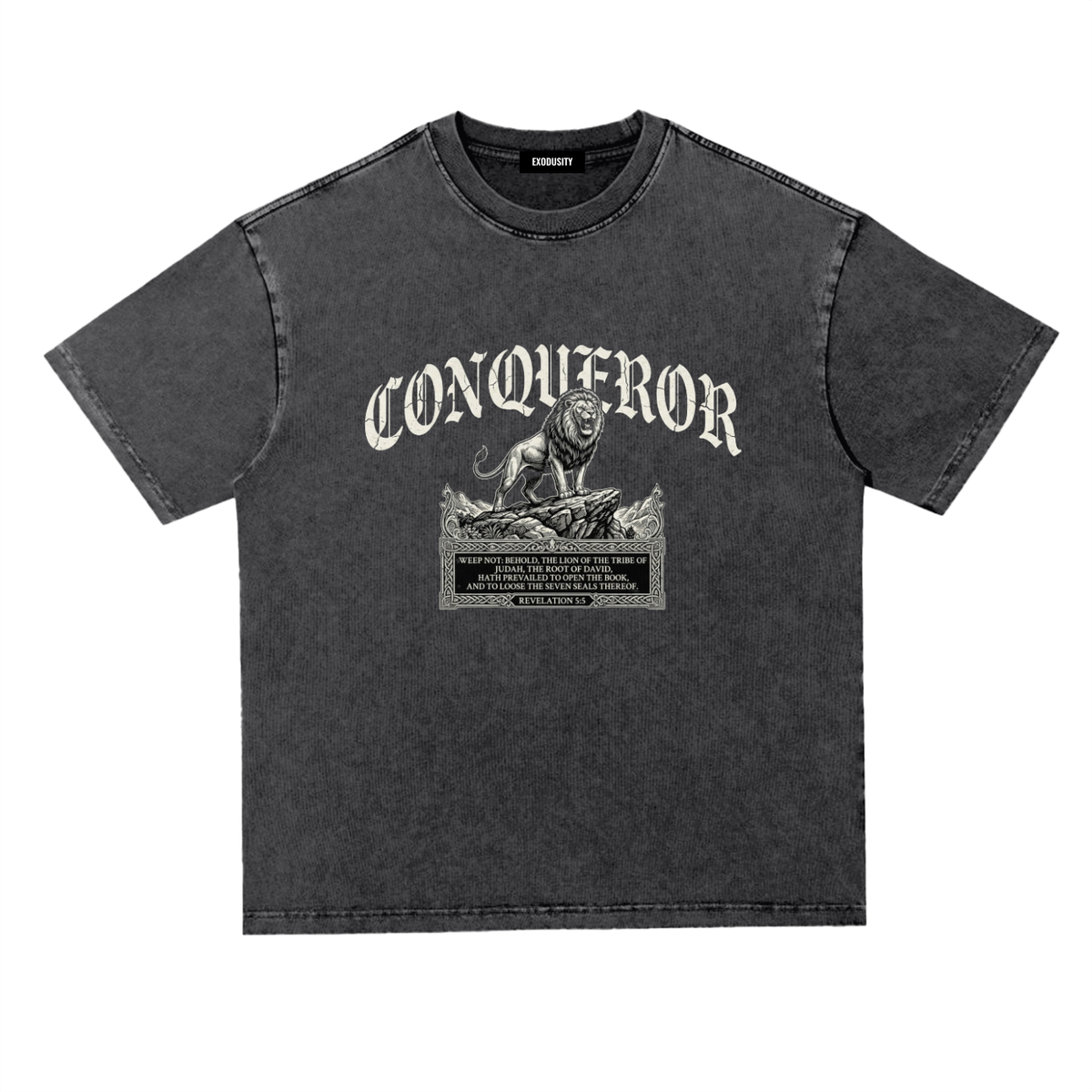 Snow Washed Heavyweight Oversize T-Shirt