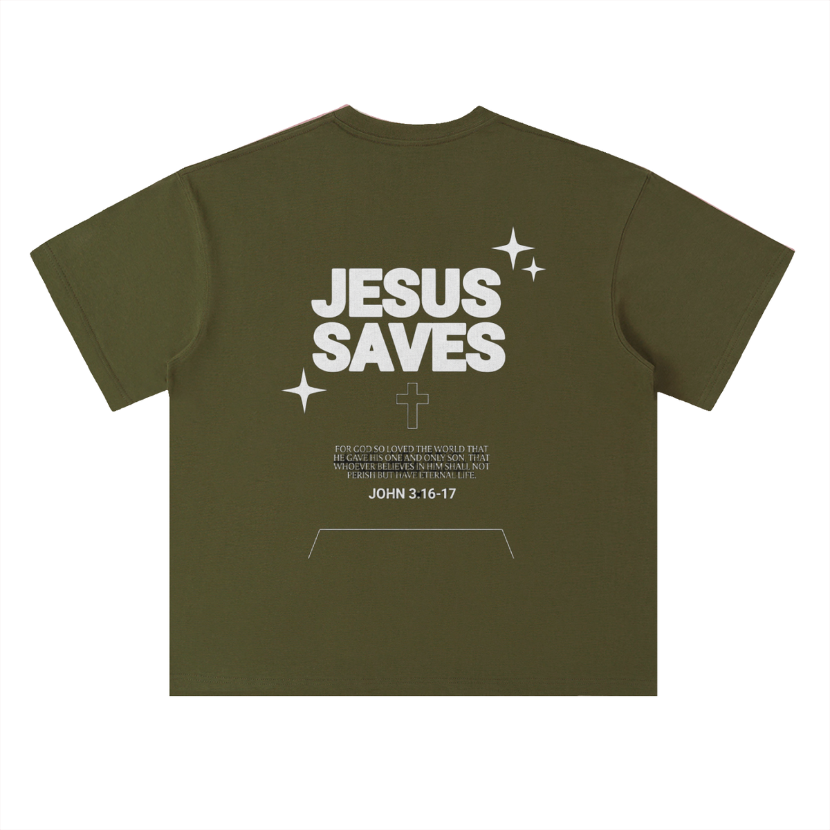 Heavyweight Drop Shoulder Cotton T-Shirt