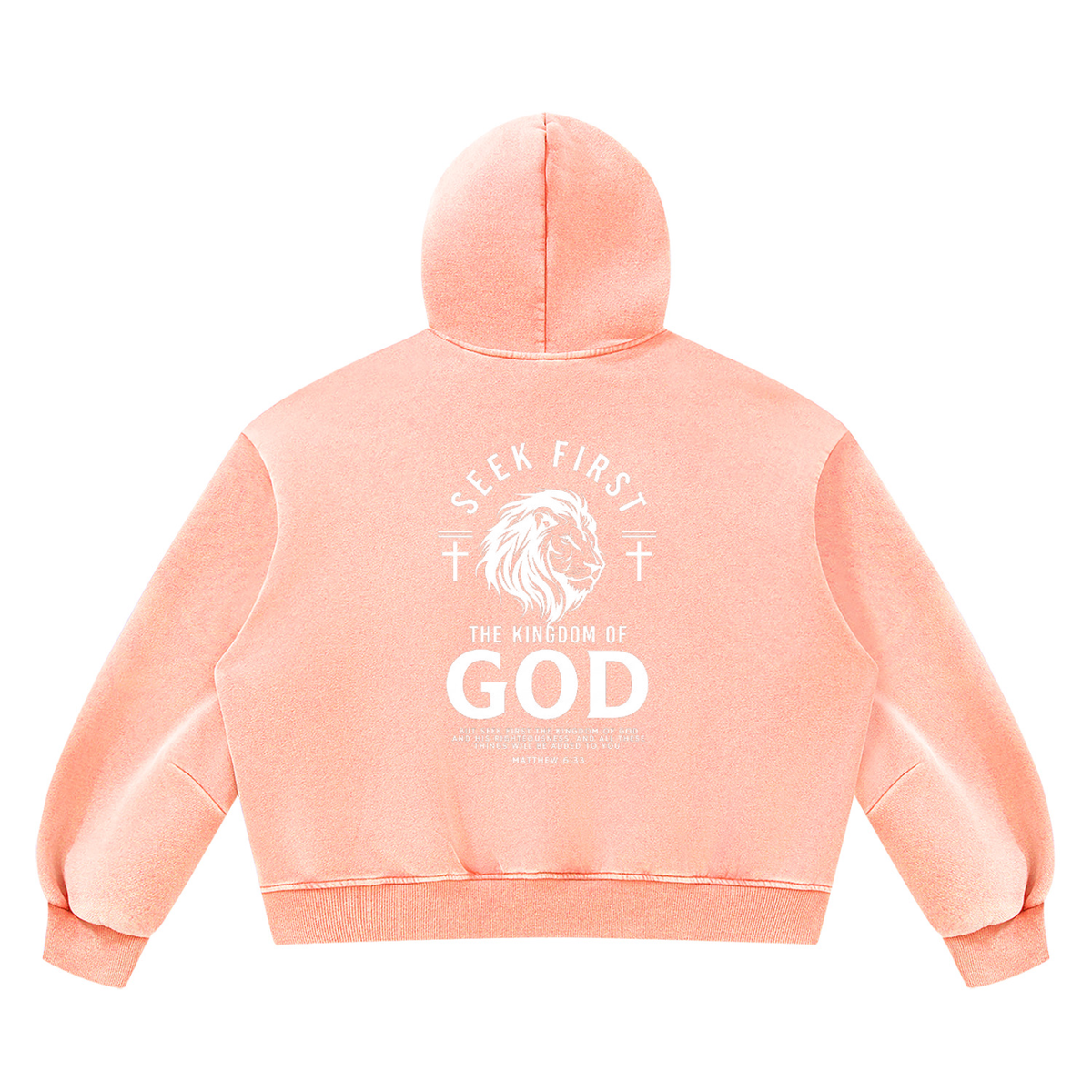 Unisex Vintage Wash Boxy Fleece Hoodie