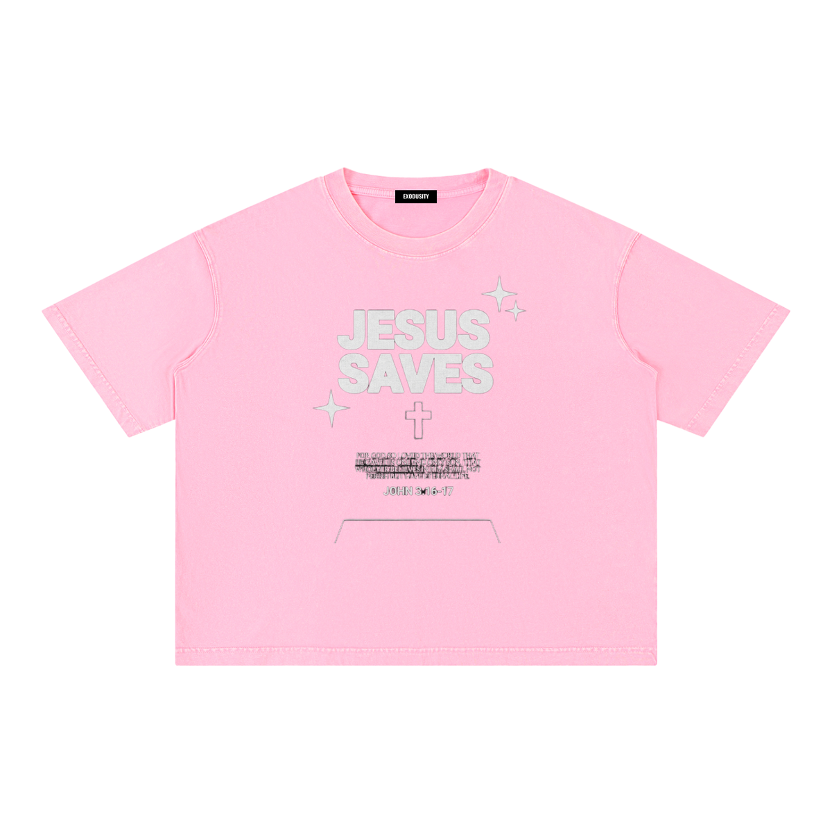 Mineral Wash Boxy Cotton T-Shirt