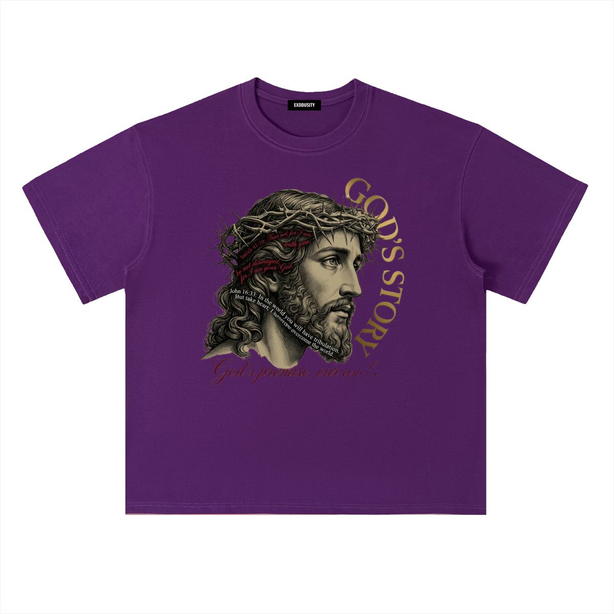 Heavyweight Drop Shoulder Cotton T-Shirt