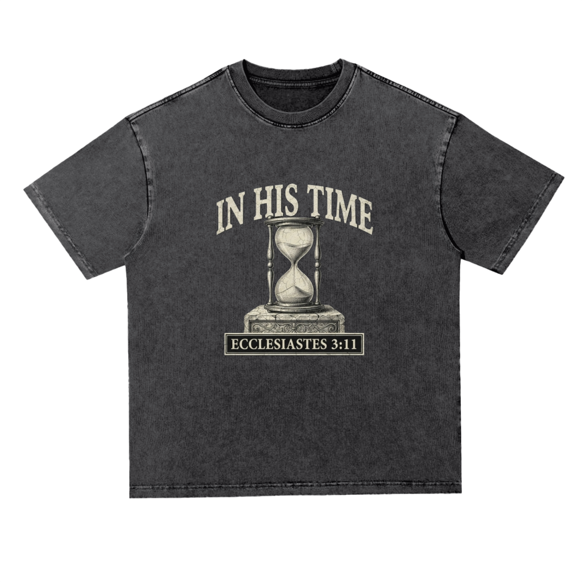 Snow Washed Heavyweight Oversize T-Shirt
