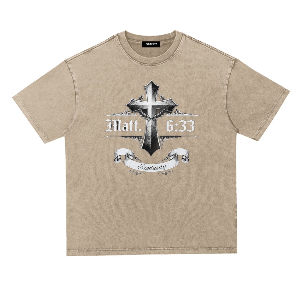 Snow Washed Heavyweight Oversize T-Shirt