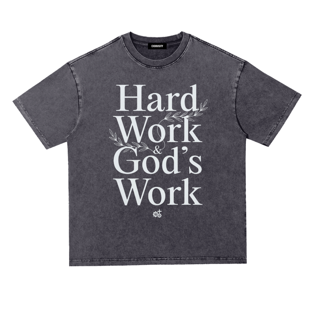Snow Washed Heavyweight Oversize T-Shirt