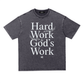 Snow Washed Heavyweight Oversize T-Shirt